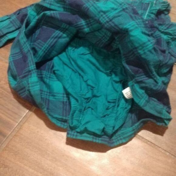 NWT Cat & Jack 3-6 Christmas laid holiday dress ruffle - Picture 3 of 3